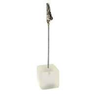Clip Photo Memo Holder In Clear Transparent White