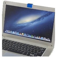 Clip-On Webcam Blocker With Screen Cleaner In Royal Blue