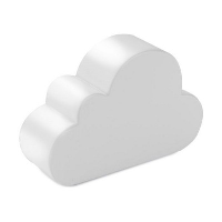 Cloud Stress Item In White