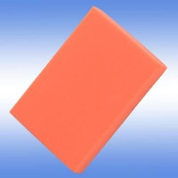 Colourful Eraser In Neon Fluorescent Orange