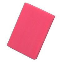 Colourful Rectangular Eraser In Neon Fluorescent Magenta