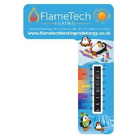 Computer Monitor Card With Thermometer Gauge