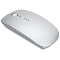 Cordless Optical Mouse In Matt Silver
