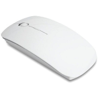 Cordless Optical Mouse In White