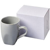 Cosmic 360 Ml Ceramic Pottery Mug In Grey