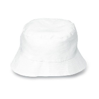 Cotton Sun Hat In White