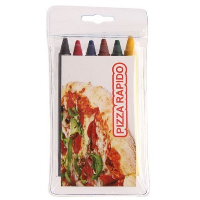 Crayon Pack With Full Colour Printed Insert