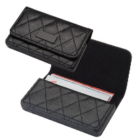 Crisma Business Card Holder In Black