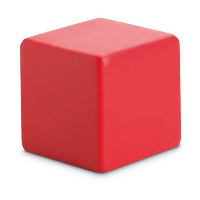 Cube Stress Item In Red