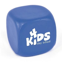 Cube Stress Toy In Blue