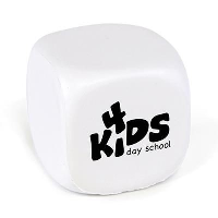 Cube Stress Toy In White