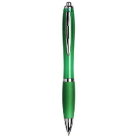 Curvy Ball Pen: Green-Green: In Green