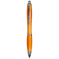 Curvy Ball Pen: Orange-Orange: In Orange