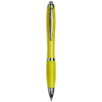 Curvy Ball Pen: Yellow-Yellow: In Yellow