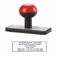 Customised Eclipse Rubber Stamp