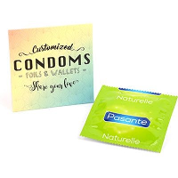 Customised Wallet With 1 Pasante Condom