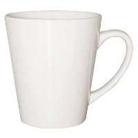 Delta Ceramic Pottery Cup In White