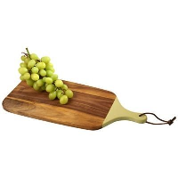 Derby Antipasti Serving Board In Wood-Light Yellow