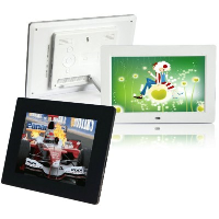 Digital Photo Frames In Silver, Black Or White