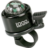 Direction Bicycle Bell & Compass In Black