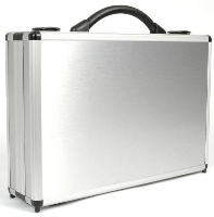 Divide 100 Presentation Briefcase In Silver
