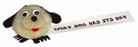 Dog Logo Bug With Full Colour Printed Ribbon