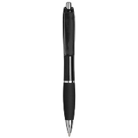Domed Curvy Ball Pen Pen-Bk In Black Solid