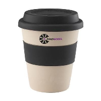 Eco Bamboo Mug-To-Go Cup In Black