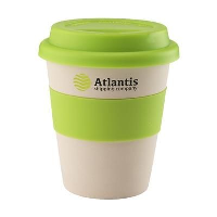 Eco Bamboo Mug-To-Go Cup In Lime