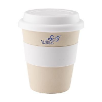 Eco Bamboo Mug-To-Go Cup In White