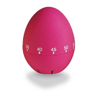 Egg Kitchen Timer In Pink