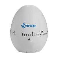 Egg Kitchen Timer In White
