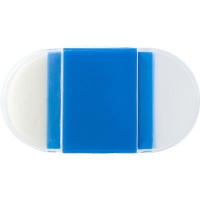 Eraser With Pencil Sharpener In Cobalt Blue