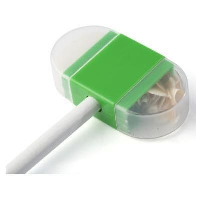 Eraser With Pencil Sharpener In Pale Green