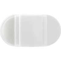 Eraser With Pencil Sharpener In White