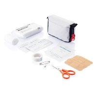 First Aid Kit In White Pouch