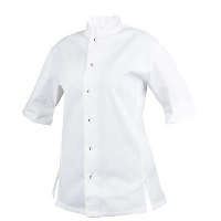 Fitted Chef Coat In Egyptian Cotton