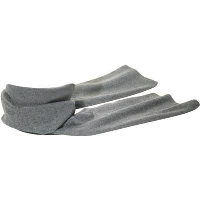 Fleece Scarf In Grey