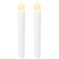 Floyd 2-Piece Led Candle Set In White Solid