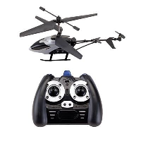 Fly Away Rc Helicopter In Black & Silver