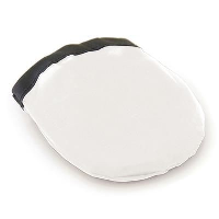 Folding Flying Round Disc In White