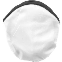 Folding Frisbee & Pouch In White