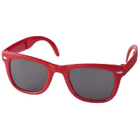Folding Sun Ray Sunglasses In Red