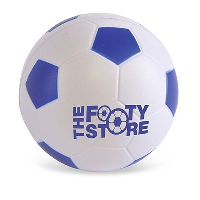 Football Stress Ball In Blue & White