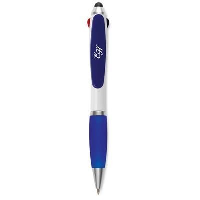Four In One Curvy Stylus-Whbl In White Solid-Blue