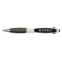 Four In One Curvy Stylus-Whch In Heather Charcoal-White Solid