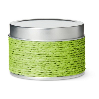 Fragrance Candle In Tin In Lime Green