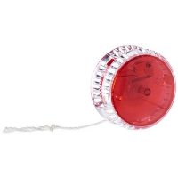 Freya Flashing Yo-Yo In Transparent-Red