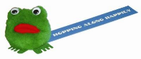 Frog Logo Bug With Full Colour Printed Ribbon