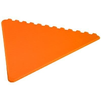 Frosty Triangular Ice Scraper In Orange